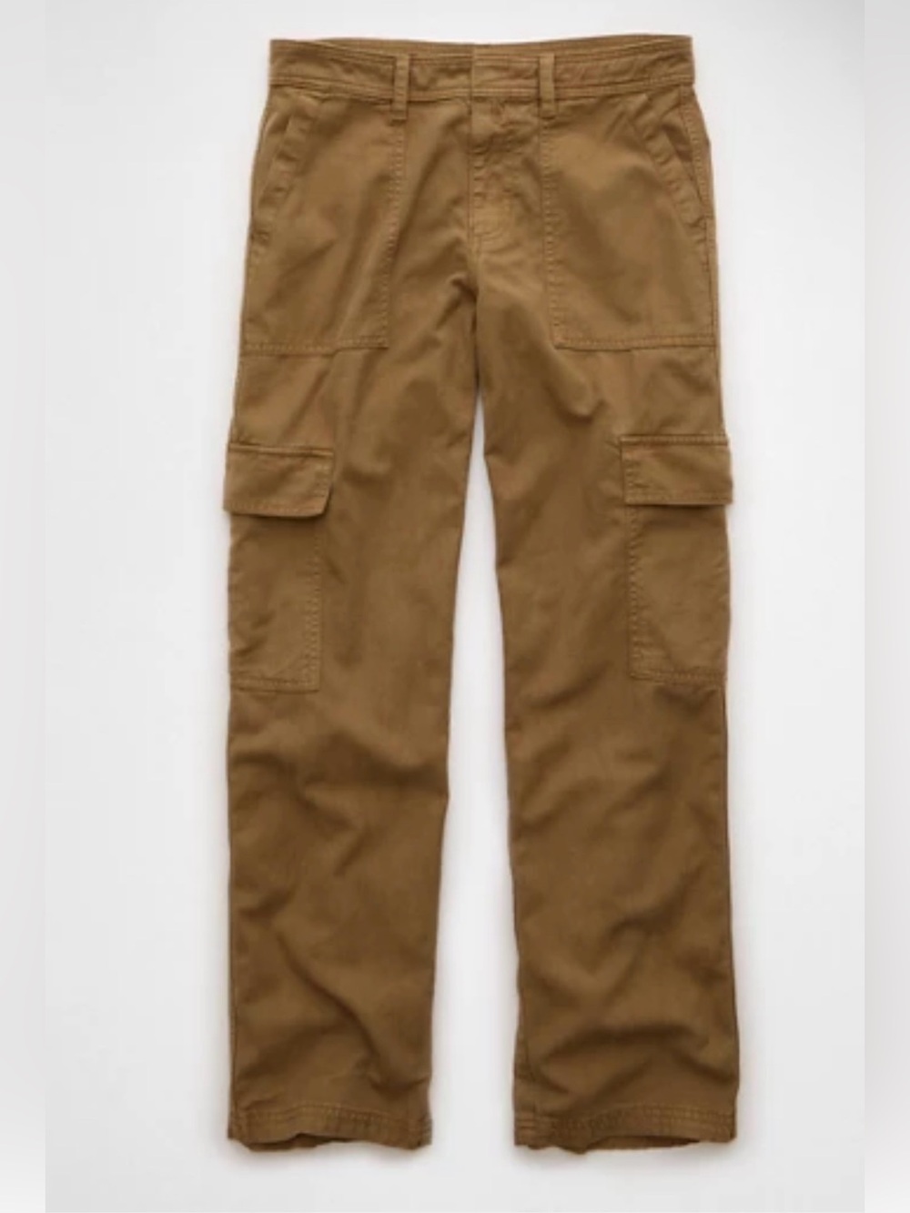 AE Low-Rise Baggy Straight Cargo Pant, NWT, sz 14, in Cognac